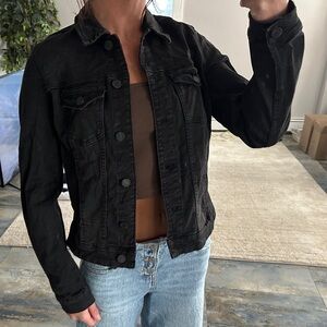 Zara Black Denim Jacket